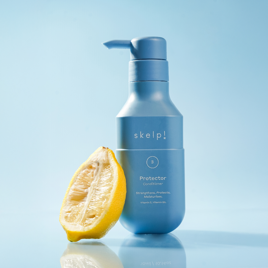 hero skelp haircare conditioner product for frizz free hair.