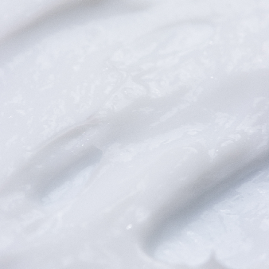Macro shot of scalp and staand Repair hair mask