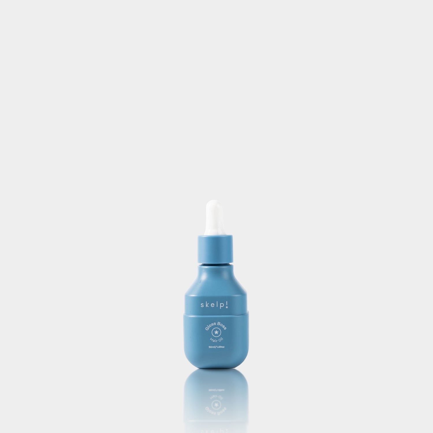 Blue Gloss Boss dropper bottle with &