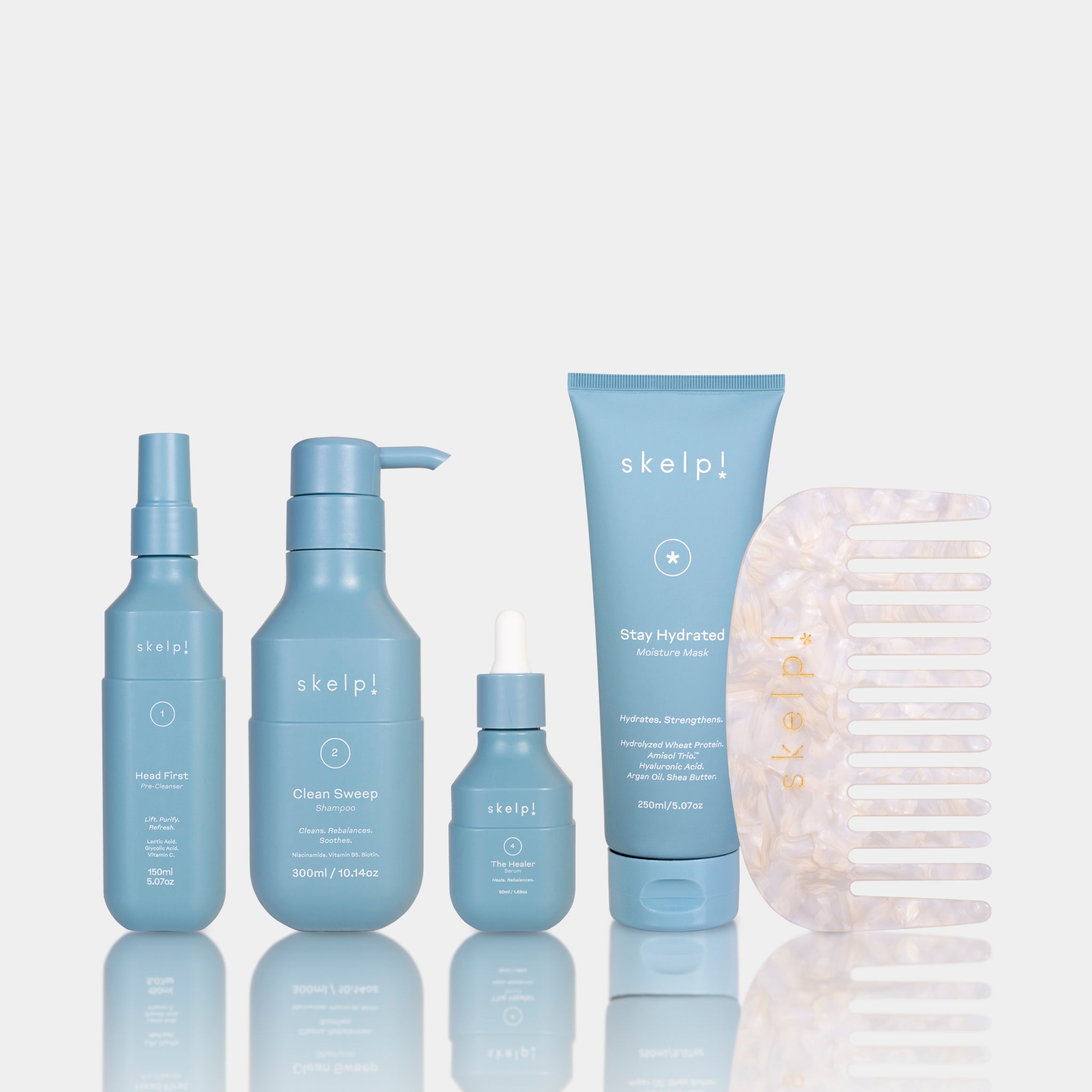Complete Scalp & Hair Care Bundle – Cleanse, Hydrate & Nourish – skelp!